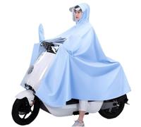 BPABDEITR Poncho antipioggia con cappuccio for ciclismo e copertura a specchio(4XL)