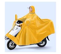 BPABDEITR Poncho antipioggia for ciclismo con strisce riflettenti e copertura a specchio for bici, moto, scooter, taglia 4XL/5XL(4XL)
