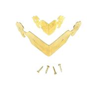 BPABDEITR Protezioni angolari for battiscopa e mobili in metallo, confezione da 12 misure multiple multicolori(25mm Color 1)