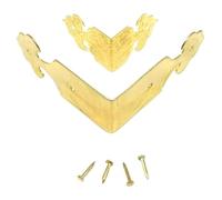 BPABDEITR Protezioni angolari for battiscopa in metallo, confezione da 12, multicolori, dimensioni multiple(47mm Color 1)