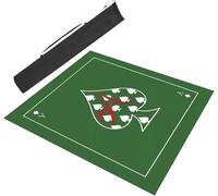BPABDEITR Tappetino for Giochi Da Tavolo E Mahjong Con Custodia Multicolore, Dimensioni Multiple(Green,39.4x39.4inch/100x100cm)