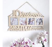 BPAPER Portafoto IO Insieme alla MIA Mamma è in Legno di Betulla Personalizzabile