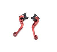 BPBHFFNMW Leve Freno Frizione 1 Paio di Leve Maniglia Freno Frizione Motociclo Maniglia Leva Freno Doppio Disco Adatto per La Maggior Parte degli Accessori per Motocicli manopola Frizione(Red)
