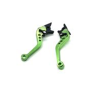 BPBHFFNMW Leve Freno Frizione 1 Paio di Leve Maniglia Freno Frizione Motociclo Maniglia Leva Freno Doppio Disco Adatto per La Maggior Parte degli Accessori per Motocicli manopola Frizione(Green)