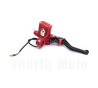 BPBHFFNMW Leve Freno Frizione Frizione Moto Cilindro Maestro Freno Idraulico Moto da 22 Mm Adatto per La Maggior Parte degli Accessori Motociclistici manopola Frizione(Red)