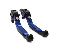 BPBHFFNMW Leve Freno Frizione Moto per CB500F per CB500X/CBR500R per CL500 per Z125 Pieghevole Regolabile Allungabile Leva Freno Frizione Leva Freno manopola Frizione(Black Blue)