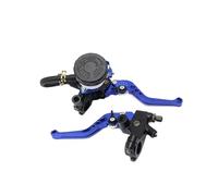 BPBHFFNMW Leve Freno Frizione Set Serbatoio Cilindro Principale Leva Frizione Freno Anteriore Moto da 7/8 "22mm 12 Adatto per La Maggior Parte dei Motocicli manopola Frizione(Blue)