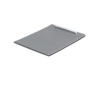 BPBZUTUMDZ Bracciolo Centrale in Carbonio Cromato for Auto, consolle Centrale, portabicchieri, coprirullo, Pannello portabicchieri, Tappo di Ricambio, Adatto for Passat B6 B7 CC(Gray)