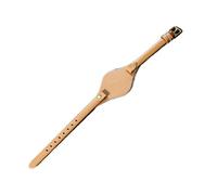 BPBZUTUMDZ Cinturini compatti in pelle elastici for pelle da donna adatti for cinturino Fossil Es3077 Es2830 Es3262 Es3060 Es4176 8mm(Apricot-Golden-K1)