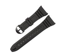BPBZUTUMDZ Cinturino adatto for Casio 3239 W-96H-1A 2A 9A Orologio elettronico cinturino dedicato Bracciale sportivo in silicone nero da uomo