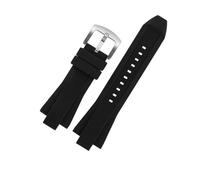 BPBZUTUMDZ Cinturino in gomma siliconica 29 * 13mm Giunto convesso Nero Arancione Blu Cinturino da uomo adatto for MICHAEL adatto for KORS MK8184 8729 9020 8730 8761 8152(Black-S pin)