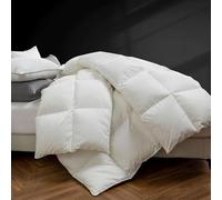 BPC Piumino Letto Matrimoniale in stile Hotel, Trapunta Leggero Estiva Primaverile in Piuma e Piumino d'oca, Super Morbido e Traspirante, Approvato Oek-Tex e RDS, 2 Piazze Matrimoniale 220x240 cm