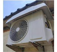 BPILOT Coperture Centrali for unità Esterne, Robusto PVC Protezione UV Pioggia Neve Copertura CA for Mini Pompa di Calore Split Condensatore Compressore Facile da Installare (Color : Bianco, Size :