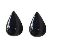 BPILOT Ganci Appendiabiti 2 Pezzi Gancio Decorativo Materiale In Resina Appendiabiti Da Parete Appeso Camerino Appendiabiti Decorazione Da Parete Nero Grande