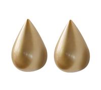 BPILOT Ganci Appendiabiti 2 Pezzi Gancio Decorativo Materiale In Resina Appendiabiti Da Parete Appeso Camerino Appendiabiti Decorazione Da Parete Oro Grande