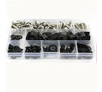 BPILOT Viti per carrozzeria per Aprilia RS125 RS 125 2006 2007 2008 2009 2010 2011 Carena Bulloni Kit Moto Carenatura Pinze Viti in Acciaio (Color : Silver)