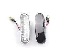 Bpjikxf Car Laterale Indicatore Indicatori Direzione LED Posizione Laterale Per Abarth Per Grande Per Panda 199 Per Fiat Per Punto Per Evo Per Idea 350 Per Fiorino 225(Dynamic Crystal)