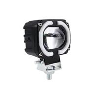 Bpjikxf Faro Motocicletta 1/2 Pezzo Faro Fendinebbia Moto Camion ATV UTV Faro Guida Angel Eyes Lampada LED Faretti 3 Modalità Anabbaglianti/abbaglianti