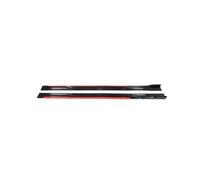 Bpjikxf Minigonne Laterali universali Auto Gonna Laterale Universale per Auto 8 Pezzi 2.2m Splitter Aletta Spoiler per Clio Kangoo Master Modus per Twingo(Red And Black 2m)