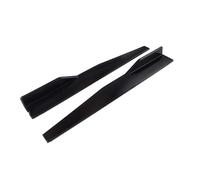 Bpjikxf Minigonne Laterali universali Auto Universale 2PCS Minigonne Laterali per Auto Kit Labbra Spoiler Stile Lama ABS Nero Lucido per Berlina Coupé Hatchback Styling Esterno(B 86CM)