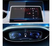 Bpjikxf Per Peugeot 3008 5008 2017 2018 2019 2020 Pellicola Protettiva Per Schermo LCD In Vetro Temperato Per Auto, Protezione Per Cruscotto Pellicola HD Touchscreen Auto(Navigation dashboard)