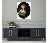BPJSTU Élisabeth Vigée Le Brun Madame Grand Stampe su tela Dipinto Estetica Opera d'arte Quadro Sfondo Decorazione per la casa (80x90cm/Senza cornice)