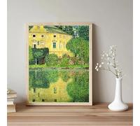 BPJSTU Stampa su tela dell'artista Gustav Klimt, collezione classica, fiori astratti, paesaggio, poster, arte murale, soggiorno, arredamento per la casa (60x80 cm/senza cornice).