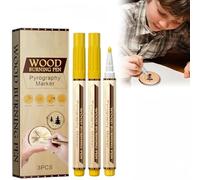 Bploar Wood Burning Pen - Set di 3 pennarelli per bruciare il legno, per dipingere il legno, precisi e facili da usare, adatti per principianti e professionisti