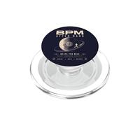 BPM After Dark Beats Per Mile Musica da corsa notturna PopSockets PopGrip per MagSafe