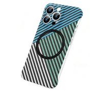 Bpoeee Carbon Fibre Texture Frameless for Magnetic Charging for iPhone (3 colors#1,13 Pro Max)