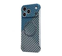 Bpoeee Carbon Fibre Texture Frameless for Magnetic Charging for iPhone (3 colors#1,17)