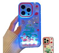 Bpoeee Christmas Light-Up for iPhone Case, Luminous Cartoon Cat & Dog for iPhone Case (#1,15)