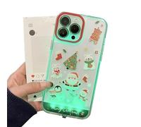 Bpoeee Christmas Light-Up for iPhone Case, Luminous Cartoon Cat & Dog for iPhone Case (#2,16 Pro Max)