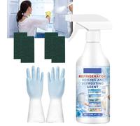 Bpoeee Defrosting Spray for Fridge Freezer, Fridge Freezer Defrosting Spray, Freezer Defroster Spray, Powerful Defrosting Spray for Fridge Freezer, Freezer Defrosting And Deicing Spray (1 PC)