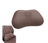 Bpoeee Memory Foam Car Headrest Neck Pillow for Driving. (Dark Brown,Lumbar Support)