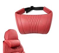 Bpoeee Memory Foam Car Headrest Neck Pillow for Driving. (Red,Headrest)