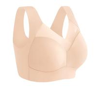 Bpoeee Posture Corrector Bra for Women, Push Up Wireless Bras, Sexy Push Up Wireless Bras (Beige,5XL)