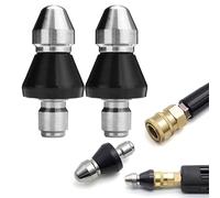 Bpoeee Sewer Cleaning Tool High-Pressure Nozzle, Jet Nozzle, Drain Clog Remover, Gutter Leaf Cleaning Tool