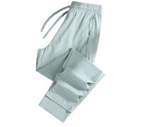 Bpoeee Women's Ultra Stretch Ice Silk Comfort Casual Pants, Lightweight Quick Dry Comfortable Pull On Travel Hiking Active Trousers (Light Green (Straight-Leg),5XL)