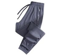 Bpoeee Women's Ultra Stretch Ice Silk Comfort Casual Pants, Lightweight Quick Dry Comfortable Pull On Travel Hiking Active Trousers (Dark Gray (Cuffed),S)