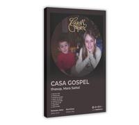 bpoejge Poster su tela con Thasup e Mara Sattei, cantante rapper, cantante hip hop, copertina per fan di CASA GOSPEL, decorazione per camera da letto, decorazione per ufficio, camera da letto, regalo,