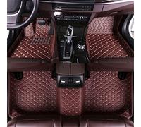 BPOOBP Tappetini auto in pelle per Ford Mondeo 2013-2016 tappetini per tutte le stagioni Set accessori zerbino caffè