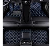 BPOOBP Tappetini per auto in pelle, per PT Cruiser 2001-2009, per tutte le stagioni, set di accessori, colore: nero e blu