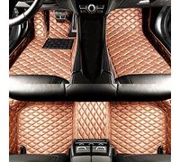 BPOOBP Tappetini per auto, in pelle, per Toyota Yaris L 2017-2020, per tutte le stagioni, set di accessori, colore: oro