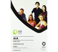 BPP Learning Media AIA 5 Auditing and Taxation (Tascabile)