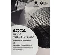 BPP Learning Media FIA Maintaining Financial Records FA2 (Tascabile)