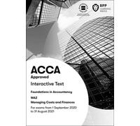 BPP Learning Media FIA Managing Costs and Finances MA2 (Tascabile)
