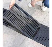 BPQCOFZT Coperture for Griglie di Scarico Resistenti for vialetti, Prati e Giardini - Copertura for Canale di Scarico in Resina antiruggine(50cmx50cmx4cm 1Pack)