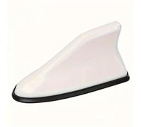 BPQYSBLD Auto Antenna Pinna Squalo per MG ZS EV 2019 2020 2021 2022 2023 2024 2025 Migliora Segnale Radio Tetto Auto Tuning Accessori,Whitestyle