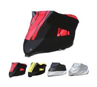 BPQYSBLD Telo Coprimoto per Guzzi California 1100 1994-2022 2023 2024 Traspirante Antipolvere Rain Cover Anti UV Teli Moto Esterno Garage Accessori,BlackRed
